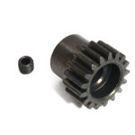 Machined HD Steel 0.8 MOD 32 Pitch Pinion 17T for BL Applications w/ 5mm Shaft