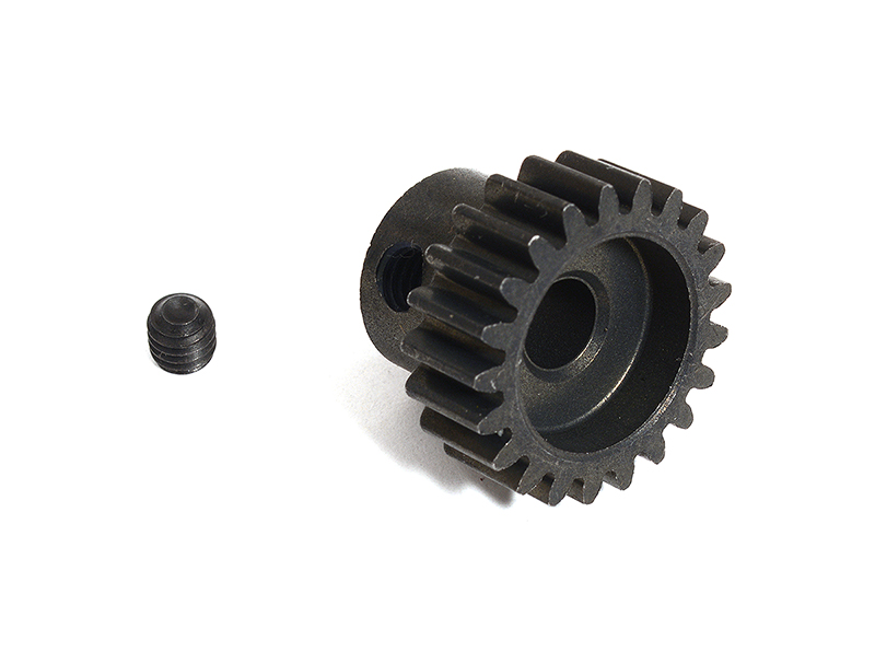 C30676 Machined HD Steel 0.8 MOD 32 Pitch Pinion 21T for BL Applications w/ 5mm Shaft - Image 1