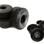Realistic 1.9 Wheel & Tire (4) for Scale Crawler (O.D.=122mm)