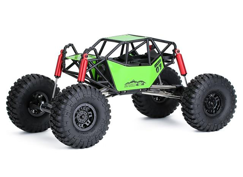 C30754GREEN 1/10 Scale RC Rock Bouncer Chassis Kit w/ Tires & Wheels (No Electronics) - Image 1