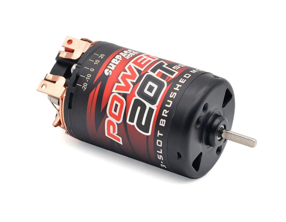 C30765 Surpass Hobby Crawler 550 Size 20T 3-Slot Stator Brush Motor for 1/10 RC - Image 1