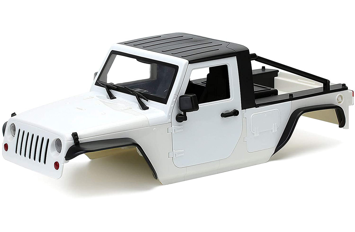 C30822WHITE Realistic JX10 Hard Plastic Body Kit for 1/10 Scale Off-Road Crawler WB=313mm - Image 1