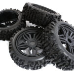 Tires, Wheels & Inserts TK19 Style w/ 17mm Hex for 1/8 Size 4pcs OD=122mm