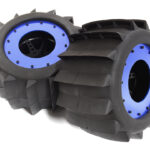 Tires, Wheels & Inserts TK42 w/17mm Hex for 1/8 Monster Truck Size 2pcs OD=170mm