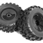 Tires, Wheels & Inserts TK45 w/17mm Hex for 1/8 Monster Truck Size 2pcs OD=175mm
