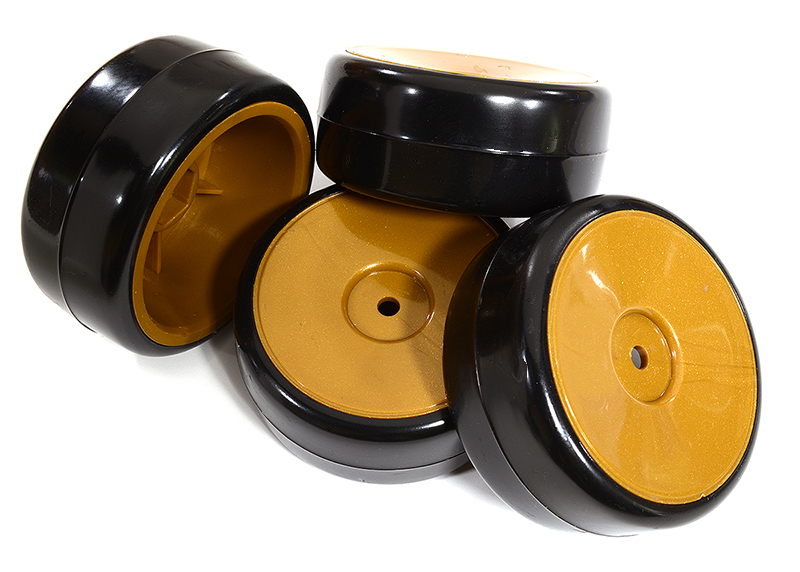 C30876 Dish Complete Wheel & Tire Set (4) for Drift (OD=62mm) W=26mm Offset 0.5mm - Image 1