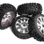 Tires, Wheels & Inserts TK52 Style w/ 17mm Hex for 1/8 Buggy Size 4pcs OD=120mm