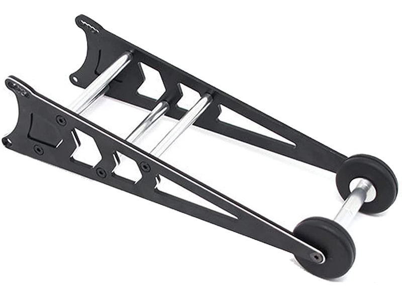 C30916BLACK Black Alloy Machined Wheelie Bar for Traxxas 1/10 Slash 2WD - Image 1