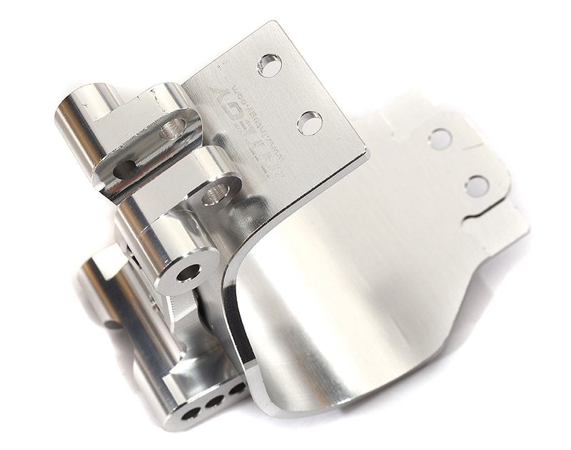 C30933SILVER Billet Machined Motor Guard for Team Associated DR10 Drag Race Car RTR - Image 1