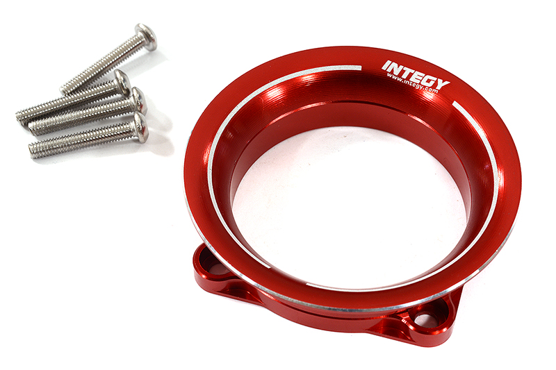 C30945RED Aluminum Cold Air Intake Ram Funnel for 40x40mm Size Cooling Fan - Image 1