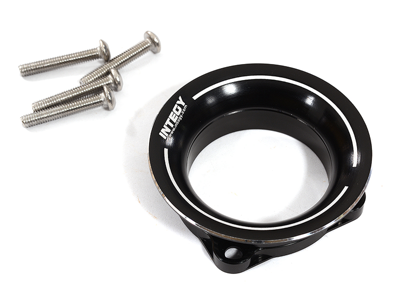 C30948BLACK Aluminum Cold Air Intake Ram Funnel for 30x30mm Size Cooling Fan - Image 1