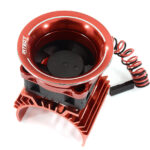 36mm Motor Heatsink + 30x30mm Fan w/ Intake Ram Funnel for Most 1/10 RC