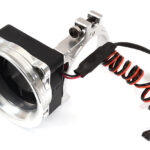 Thermo Controlled 40x40mm Fan w/ Intake Ram Funnel for 40-42mm Motor, 1/8 & 1/10