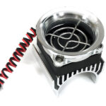 36mm Motor Heatsink + 40x40mm Fan w/ Intake Ram Funnel for Most 1/10 RC Crawler