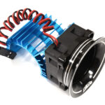 28mm Motor Heatsink + 25x25mm Cooling Fan w/Intake Ram Funnel for 380 & 390 Size