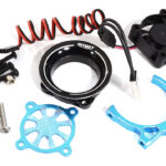 Thermo Controlled 30x30mm Fan w/ Intake Ram Funnel for 35-36mm Motor 540 & 550