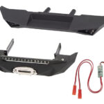 Alloy F&R Bumper w/ LED & 3rd Ch. Controller for SCX10 Trail Crawler