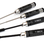 4pcs RC Tool Set, 1.5, 2mm Allen + 5.5 & 7 Hex Socket