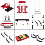 Realistic LX10 Hard Plastic Body Kit for 1/10 Scale Off-Road Crawler WB=313mm - Image 2