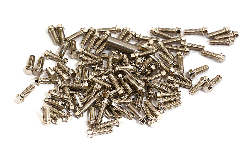 C31043 Hex Head Cap Screw M2X6mm Size 100pcs - Image 1
