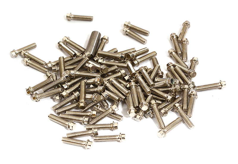 C31044 Hex Head Cap Screw M2X8mm Size 100pcs - Image 1