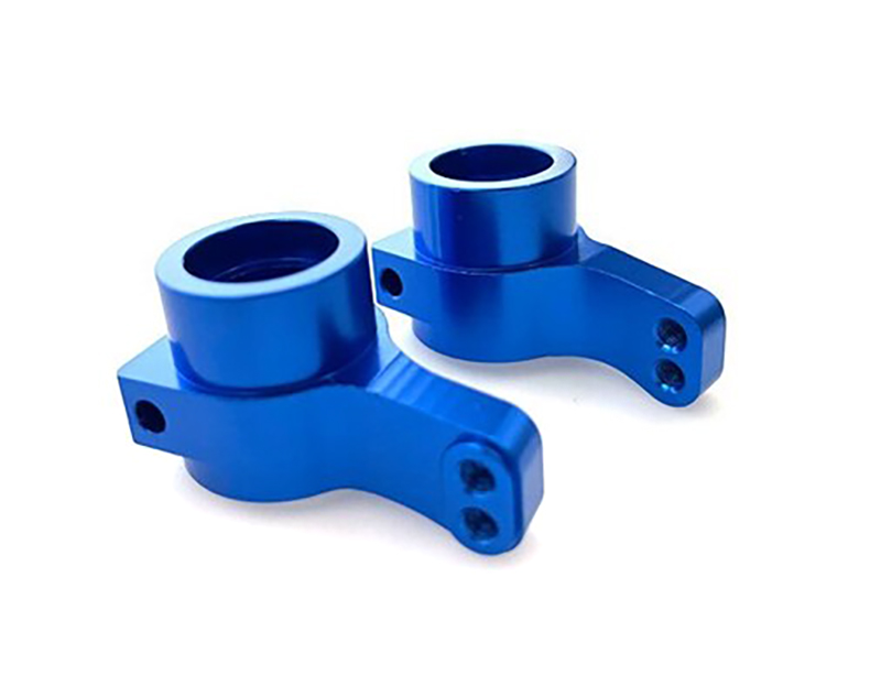 C31061BLUE Alloy Machined Rear Hub Carriers for Losi 1/10 2WD RTR 22S Drag, ST & SCT - Image 1