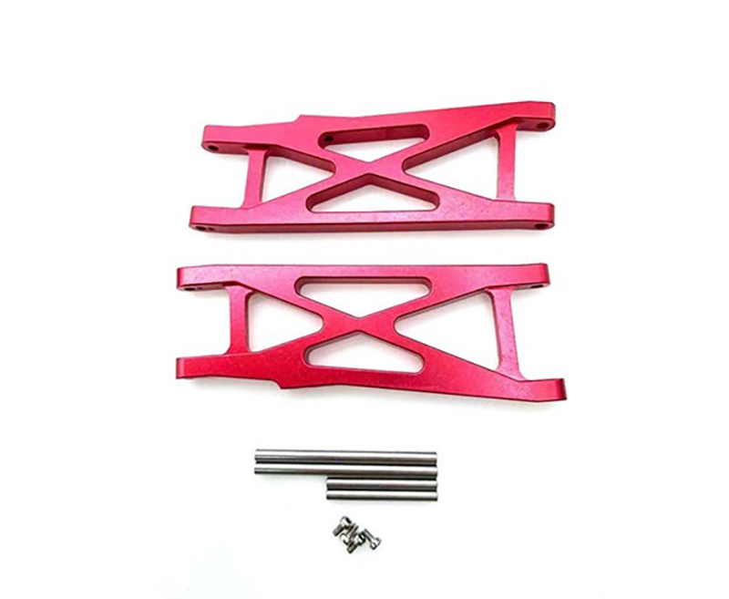 C31065RED Alloy Machined Rear Suspension Arms for Losi 1/10 2WD RTR 22S SCT & ST - Image 1