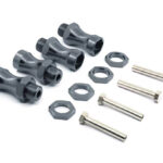 12-to-17mm Conversion Alloy Hex Wheel (4) Hub +25mm Offset for 1/10 Scale RC