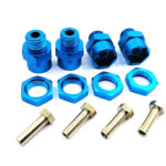 12-to-17mm Conversion Alloy Hex Wheel (4) Hub +10mm Offset for 1/10 Scale RC