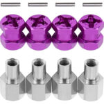 12mm Hex Wheel (4) Hub 15mm Thick for 1/10 Scale Truck & Buggy