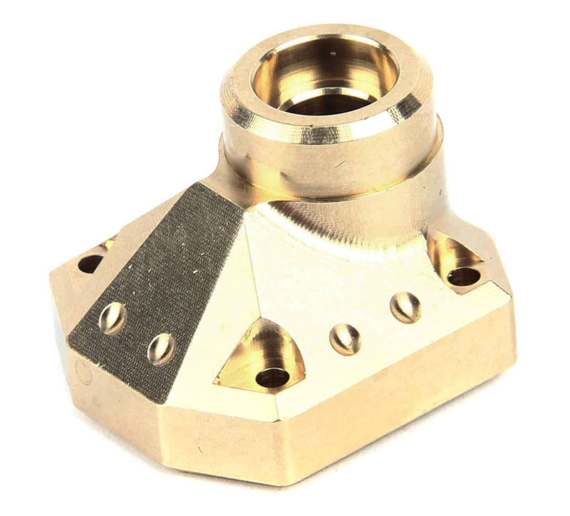 C31103 Brass Metal 57g Third Member F9 Axle Housing for Axial 1/10 Capra 1.9 232004 - Image 1