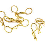 Bent-Up Body Clips (10) for 1/10 RC Cars & Trucks (LxW=24x11mm)