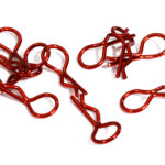Color Bent-Up Body Clips (10) for 1/8 RC Cars & Trucks (LxW=25x11mm)