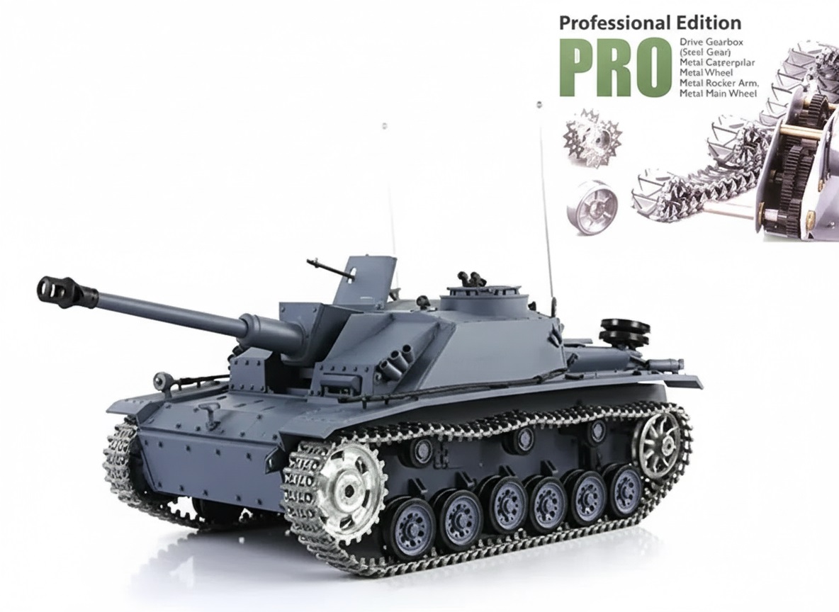 C31220 1/16 Scale German Stug III F8 Type Antitank, 2.4Ghz R/C Model HL3868-1Pro 7.0 - Image 1