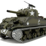 1/16 Scale USA M4A3 Sherman Main Battle Tank, 2.4Ghz R/C Model HL3898-1Pro 7.0