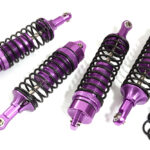 Alloy Shock Set (4) for Traxxas 1/10 Slash 4X4 Off-Road