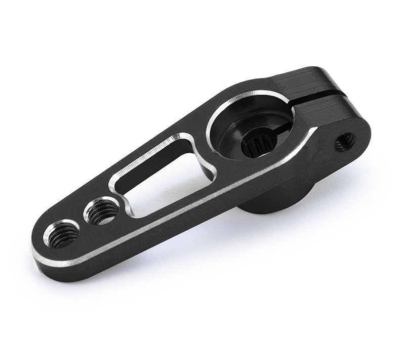 C31230BLACK Billet Machined Alloy Servo Horn 25T for Futaba Servo (r=15, 19mm) - Image 1