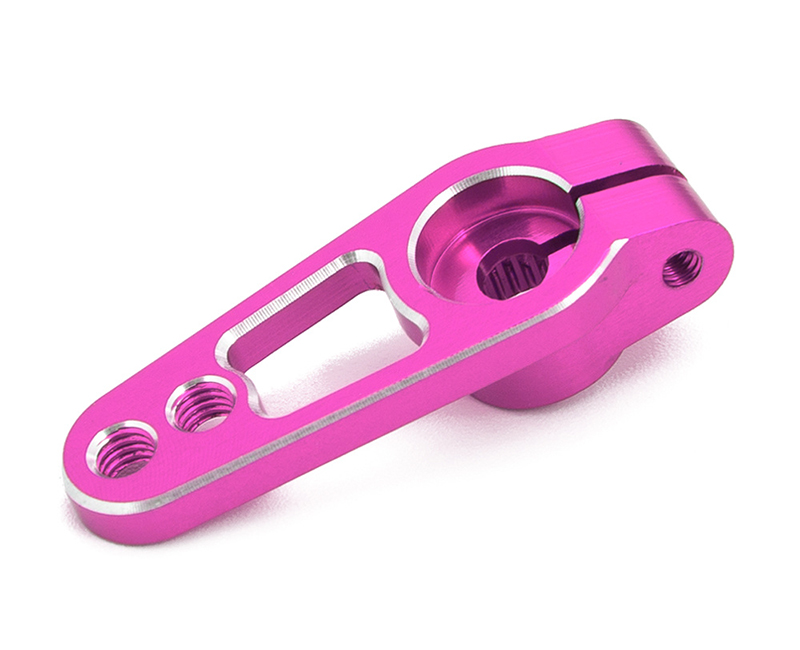 C31230PINK Billet Machined Alloy Servo Horn 25T for Futaba Servo (r=15, 19mm) - Image 1