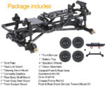 Complete Alloy Conversion Kit w/ 133 Wheelbase for 1/24 SCX24 Deadbolt Crawler - Image 2