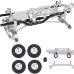 Complete Alloy Conversion Kit w/ 133 Wheelbase for 1/24 SCX24 Deadbolt Crawler