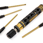 QuickPit 4 Sizes, Wrench w/ Allen Hex Tip Set (1.5, 2, 2.5 & 3mm)