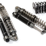 Realistic Billet Machined Dual Shock Set (2) for 1/10 Off-Road Crawler (L=90mm)