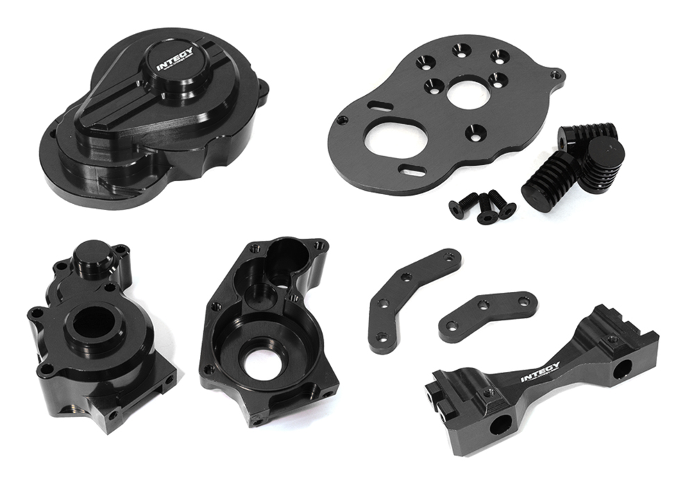 C31283BLACK Essentials Aluminum Upgrade Set A for Element RC 1/10 Scale Enduro Sendero - Image 1