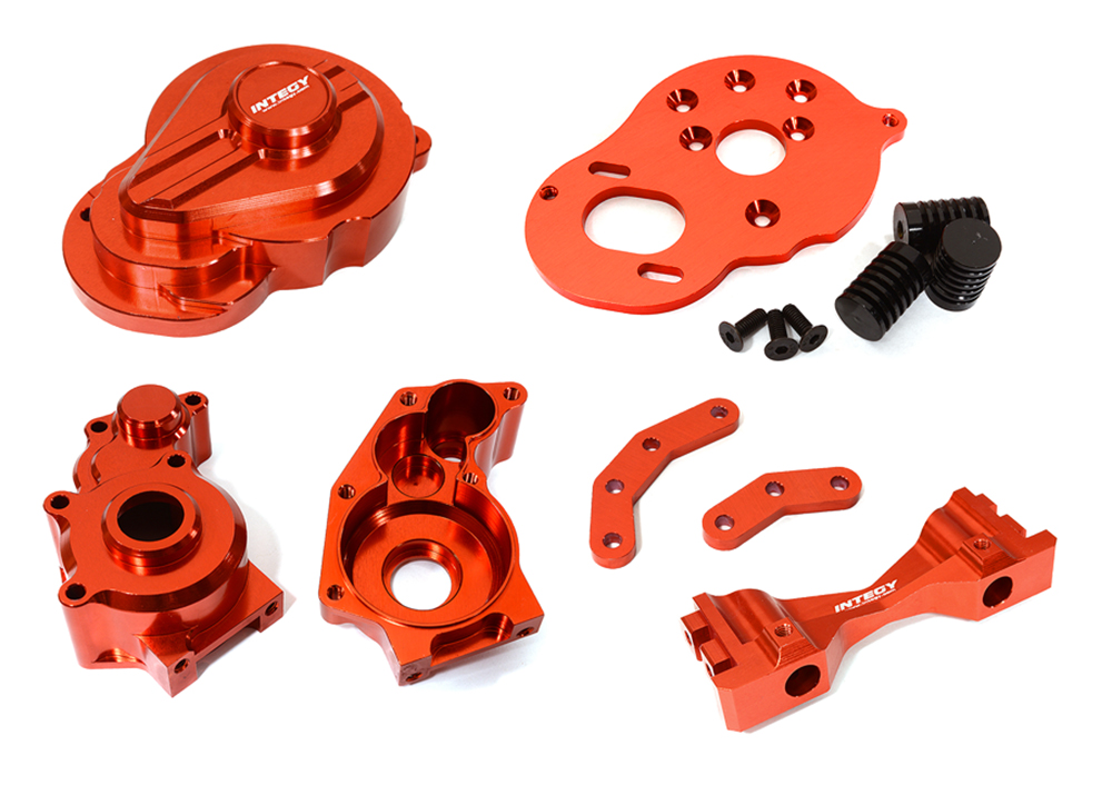C31283RED Essentials Aluminum Upgrade Set A for Element RC 1/10 Scale Enduro Sendero - Image 1