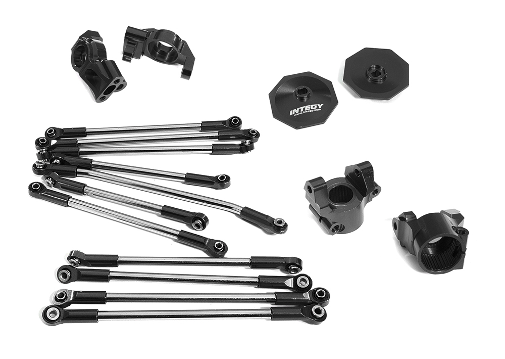 C31285BLACK Essentials Aluminum Upgrade Set C for Element RC 1/10 Scale Enduro Sendero - Image 1