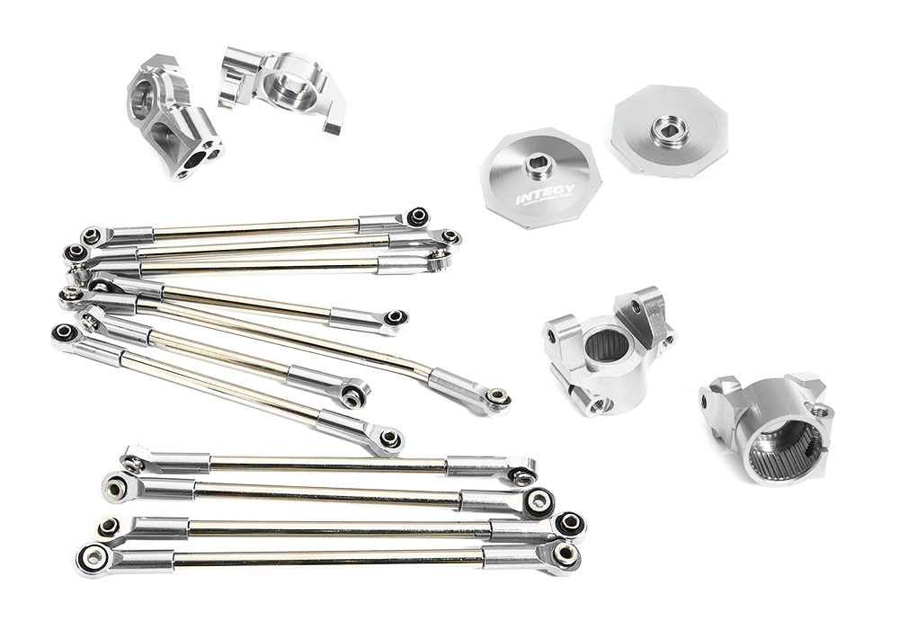 C31285SILVER Essentials Aluminum Upgrade Set C for Element RC 1/10 Scale Enduro Sendero - Image 1