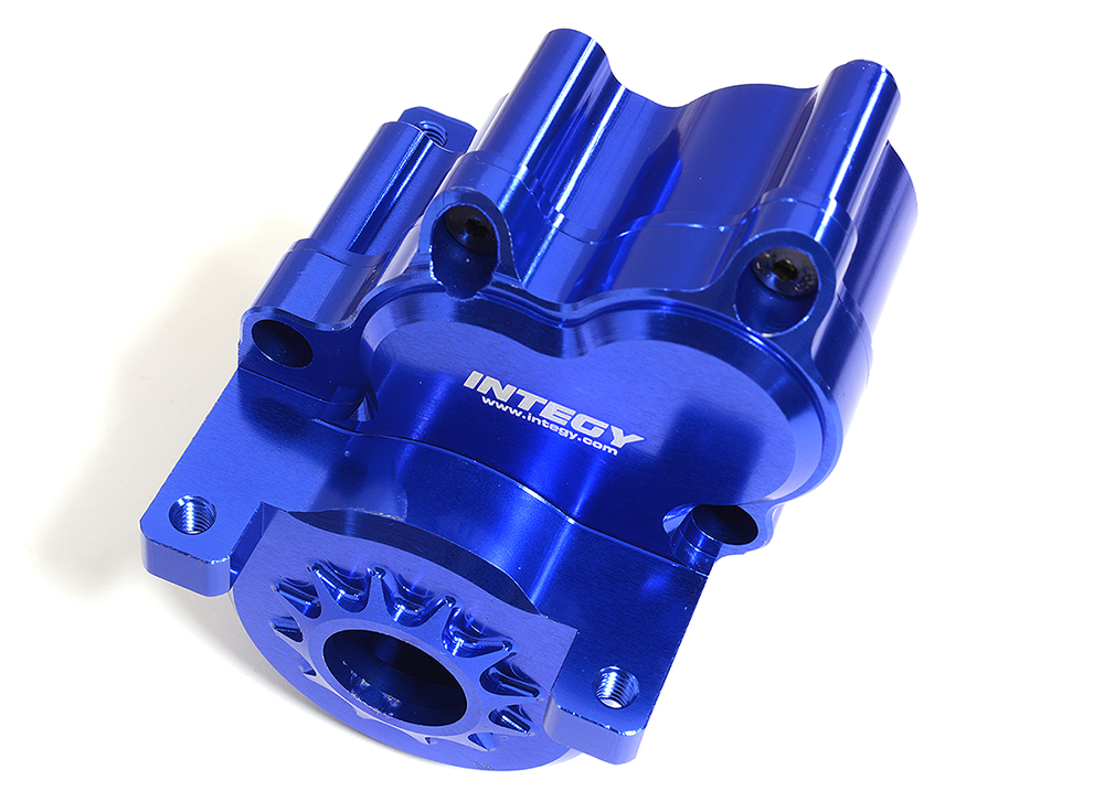 C31291BLUE Billet Machined Center Gearbox Housing for 1/10 Scale Traxxas E-Revo 2.0 8691 - Image 1