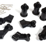 Machined Front & Rear Body Mount Set for Arrma 1/8 Kraton 6S BLX V3 AR330230