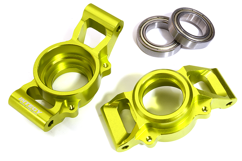C31294GREEN Machined HD Rear Hub Carriers w/20x32x7mm Bearings for Traxxas X-Maxx 4X4 7752 - Image 1