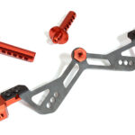 Billet Machined Front Body Mount Set for Team Associated DR10 Drag Race Car RTR